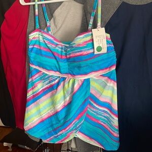 Woman’s small bathing suit top